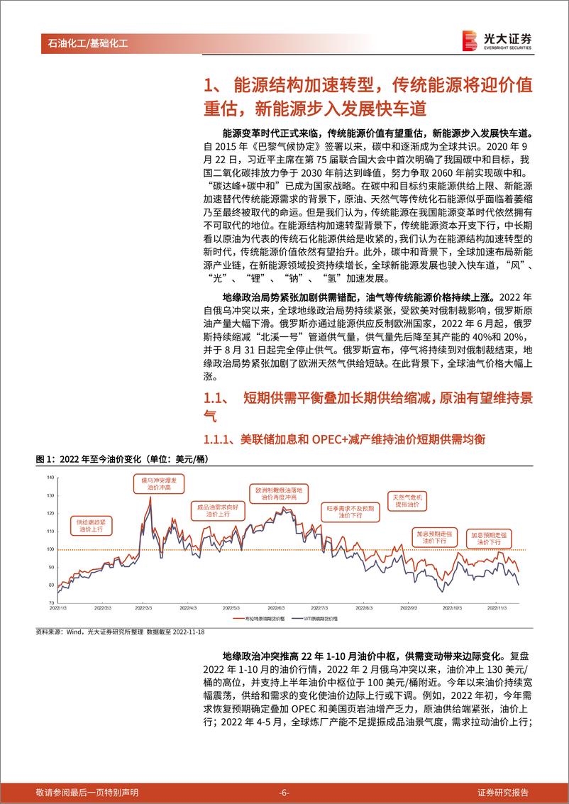 《石油化工&基础化工行业2023年投资策略：把握能源结构转型机遇，紧抓国产替代加速良机-20221130-光大证券-46页》 - 第7页预览图