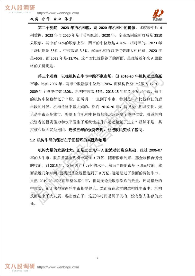 《2023年年度总结及未来展望-荒原投资》 - 第3页预览图