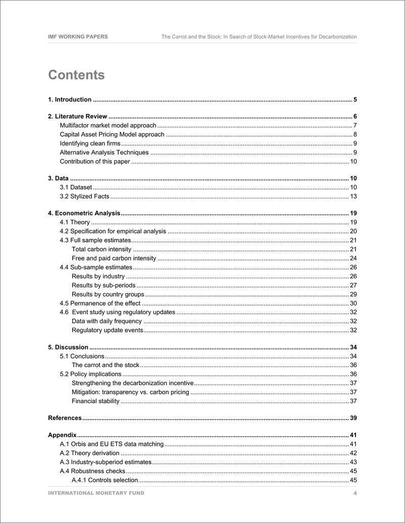 《IMF-胡萝卜和股票：寻找脱碳的股票市场激励（英）-2022.11-56页》 - 第5页预览图