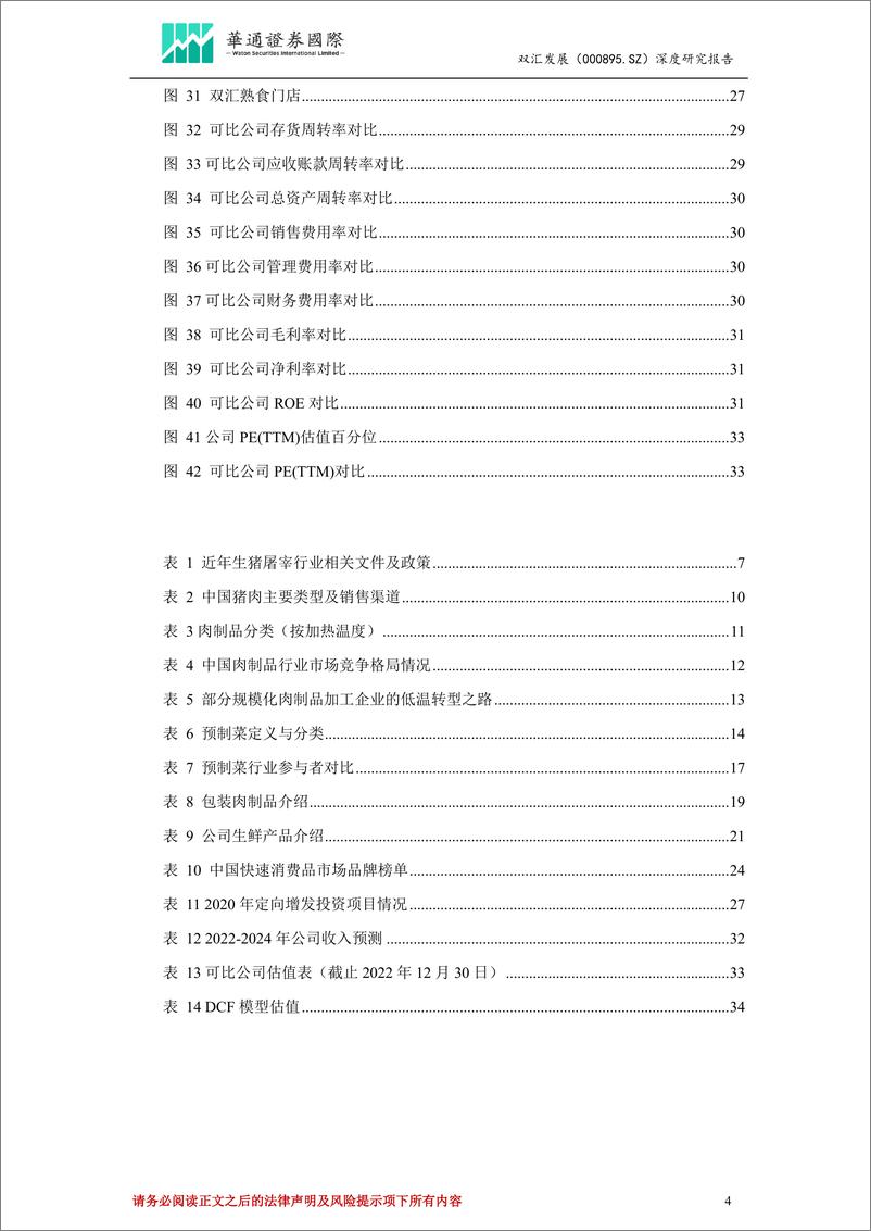 《深度报告-20230118-华通证券国际-双汇发展-000895.SZ-投资价值分析报布局预制菜带来新增肉制品行业龙头有望迎来估值修372mb》 - 第4页预览图