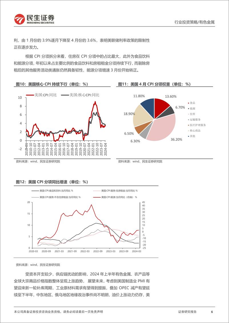 《金属行业2024年中期策略系列报告之贵金属篇：降息确定，上行趋势未变-240616-民生证券-44页》 - 第6页预览图