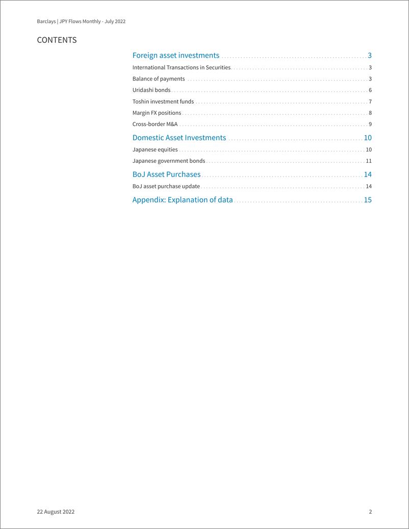 《JPY Flows Monthly - July 2022 Selling bonds, buying equities amid JPY weakness》 - 第3页预览图