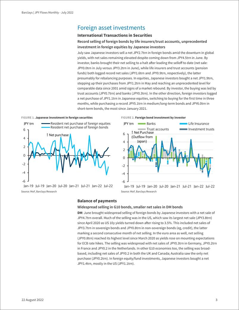 《JPY Flows Monthly - July 2022 Selling bonds, buying equities amid JPY weakness》 - 第4页预览图