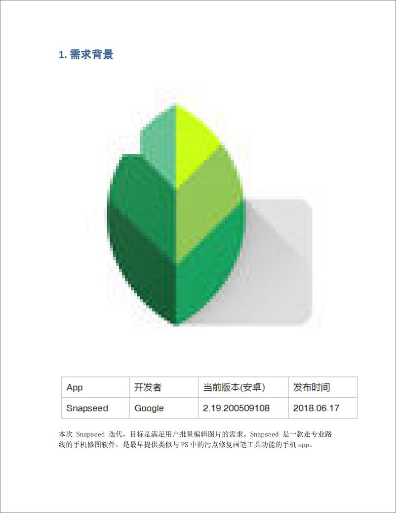 《Snapseed：针对批量处理照片需求的功能迭代》 - 第2页预览图
