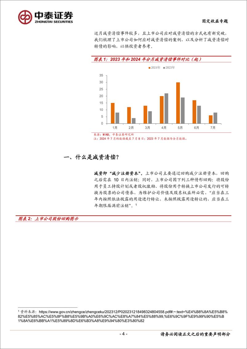 《固定收益专题：减资清偿，对转债影响几何？-240730-中泰证券-19页》 - 第4页预览图