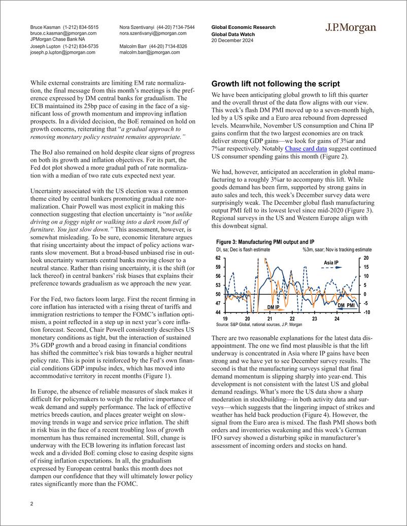 《JPMorgan Econ  FI-Global Data Watch Duck! Here comes another year-112320502》 - 第2页预览图