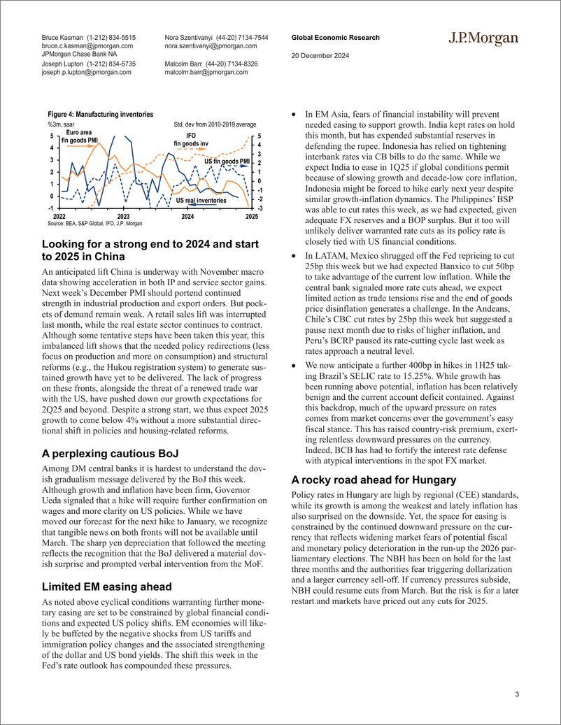 《JPMorgan Econ  FI-Global Data Watch Duck! Here comes another year-112320502》 - 第3页预览图