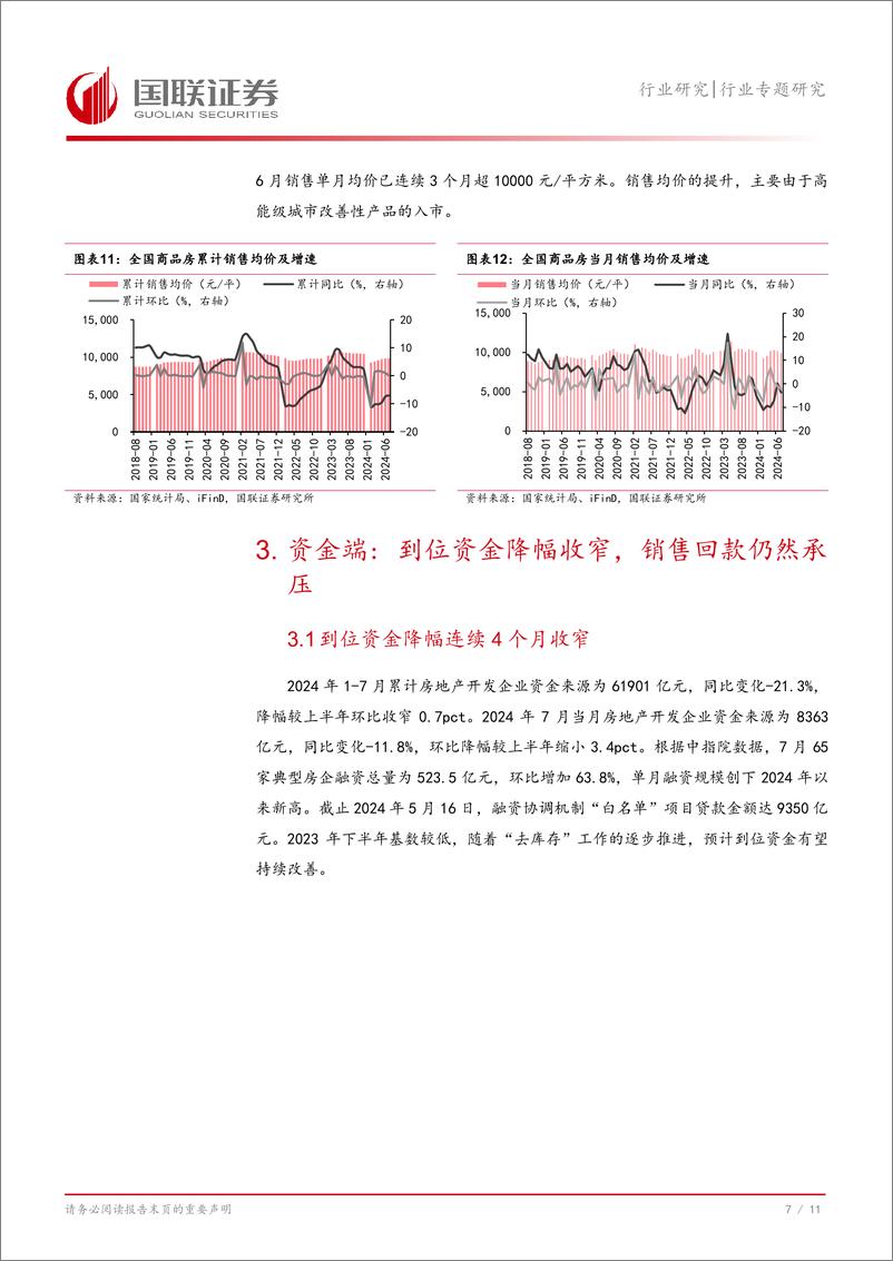 《房地产行业专题研究：7月基本面仍然承压，市场修复有待政策扶持-240816-国联证券-12页》 - 第8页预览图