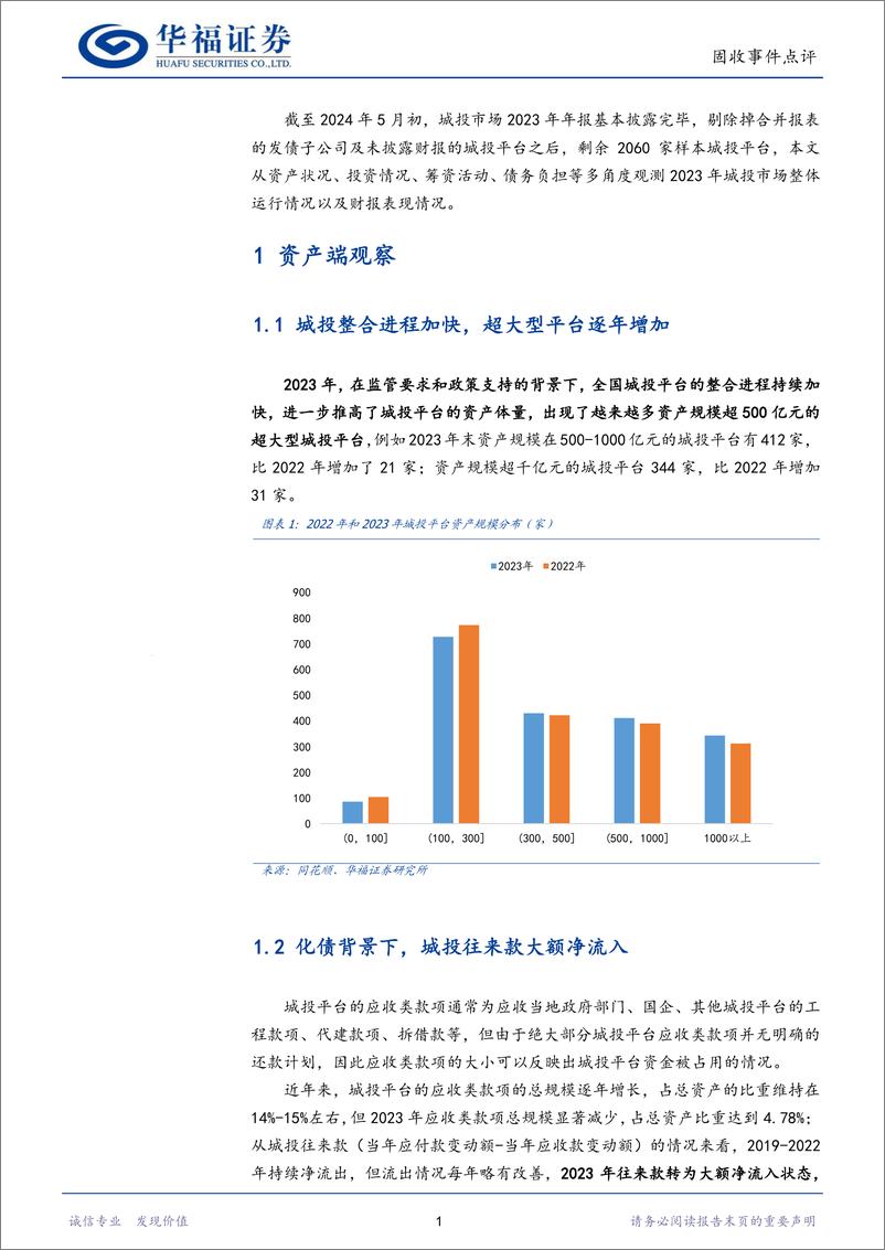 《【华福固收】2023年年报点评：城投财报新变化-240509-华福证券-11页》 - 第3页预览图