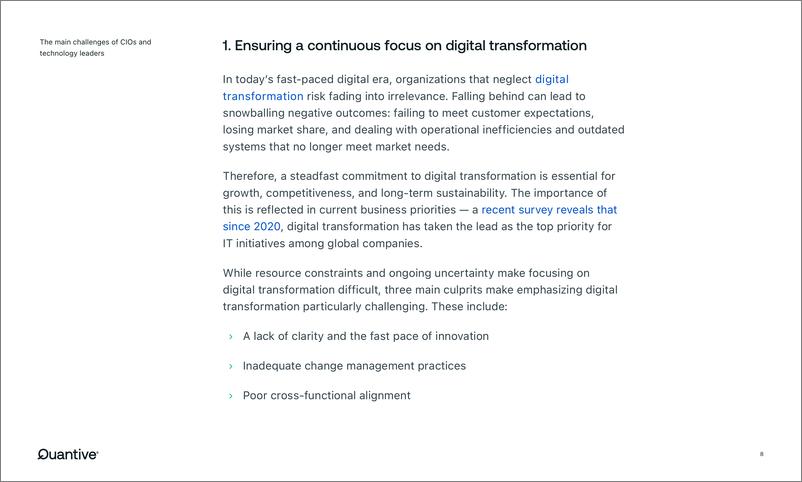 《Quantive：OKR如何在数字化转型中为技术领导者赋能报告（英文版）》 - 第8页预览图