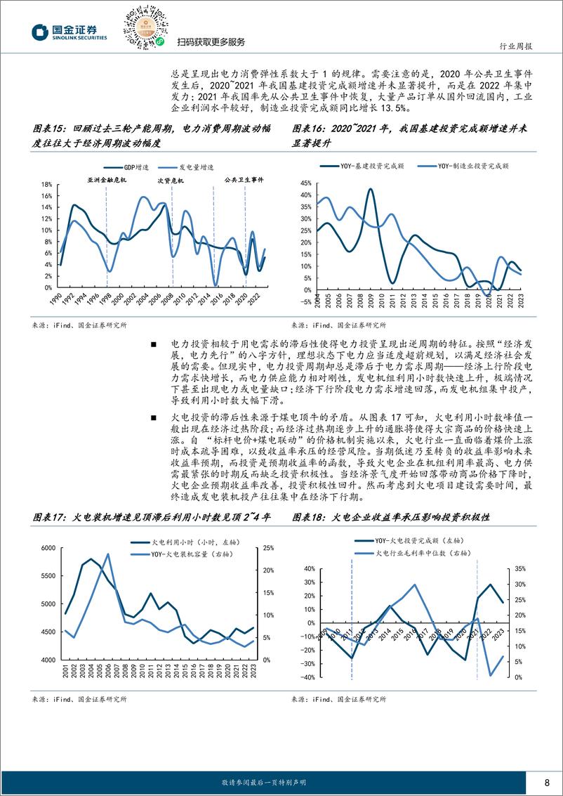 《公用事业及环保产业行业研究：电力供给周期，适度超前的规划与投资滞后的现实-250111-国金证券-16页》 - 第8页预览图