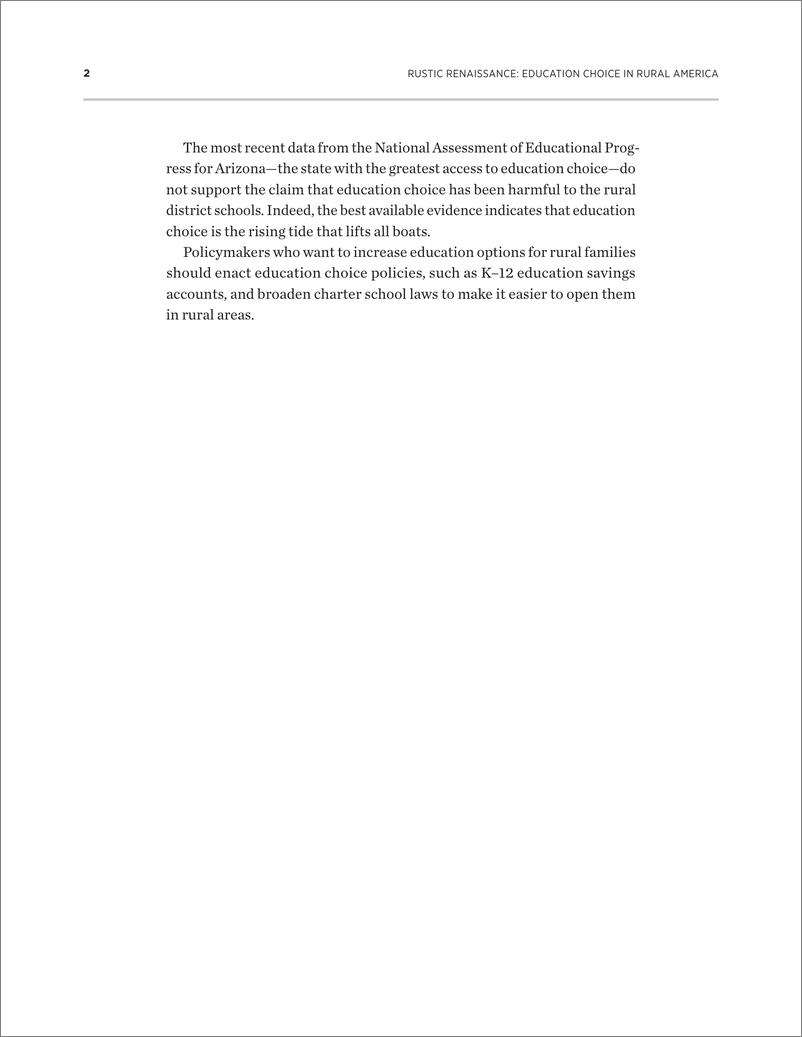 《美国传统基金会-乡村复兴：美国农村的教育选择（英）-2023.1-39页》 - 第6页预览图