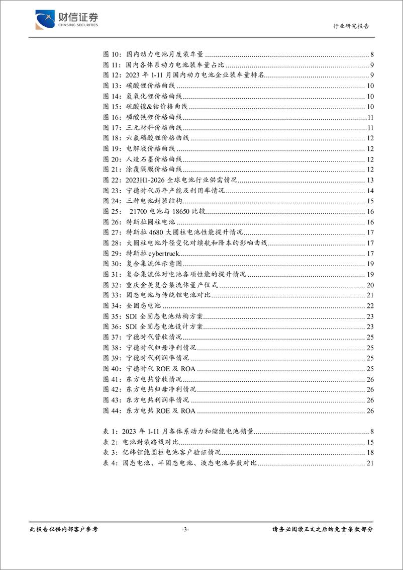 《财信证券：新能源电池行业深度-产业增速回落-复合集流体和大圆柱应用提速》 - 第3页预览图