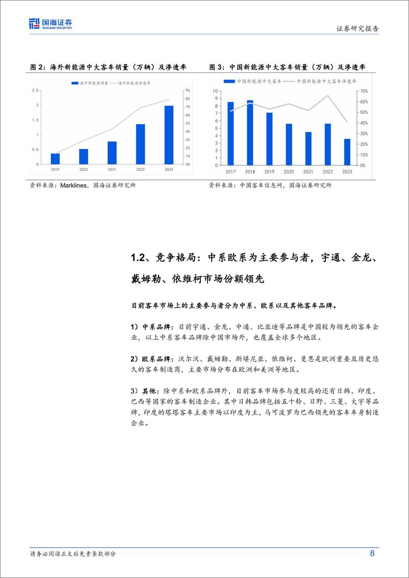 《国海证券-汽车行业深度研究_海外客车总量复苏结构向上_中国客车出口放量未来可期》 - 第8页预览图