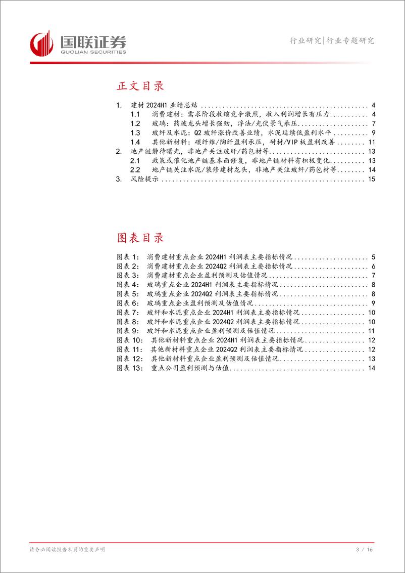 《建筑材料行业专题研究：弱需求竞争加剧，关注供给侧变化-240908-国联证券-17页》 - 第4页预览图