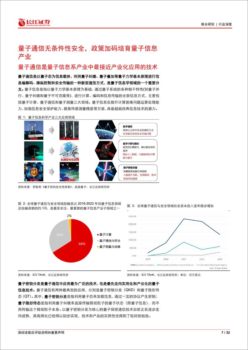 《通信行业技术牵引量子保密通信产业化加速推进：东风已至，花开有时-240728-长江证券-32页》 - 第7页预览图