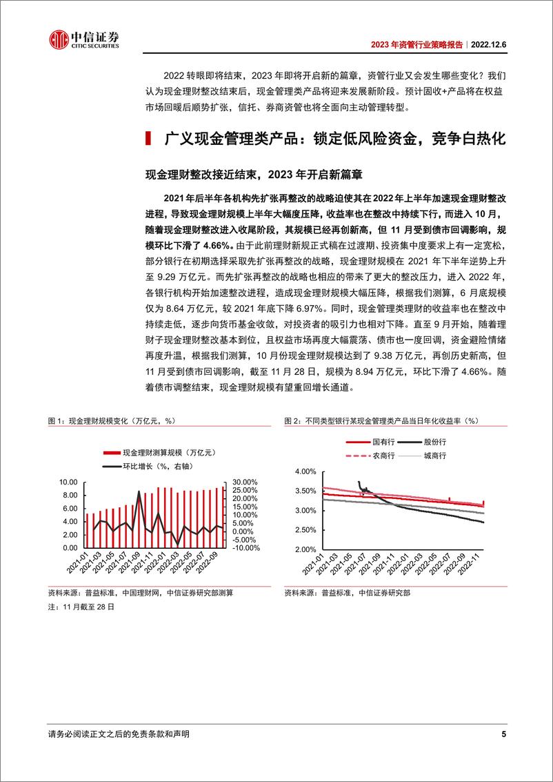 《2023年资管行业策略报告：新规元年，资管行业轻装上阵启新章-20221206-中信证券-22页》 - 第6页预览图