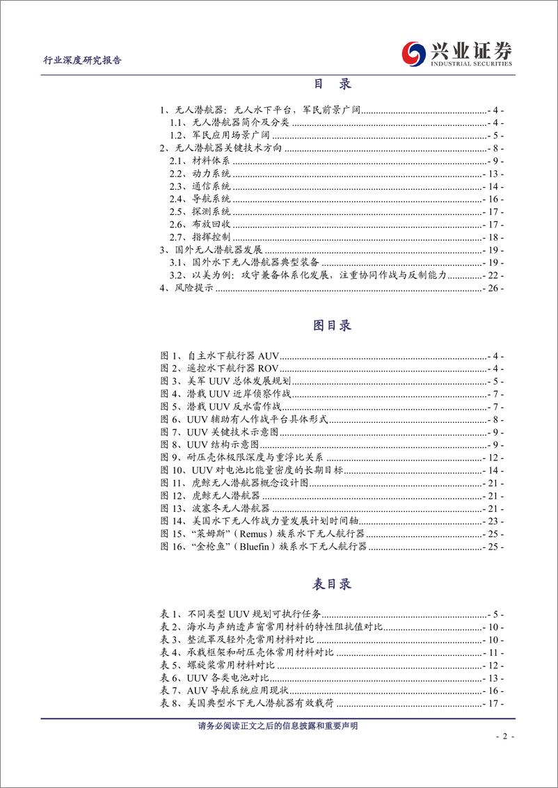 《无人潜航器行业深度报告：水下作战“尖兵利器”，军民市场前景广阔》 - 第2页预览图