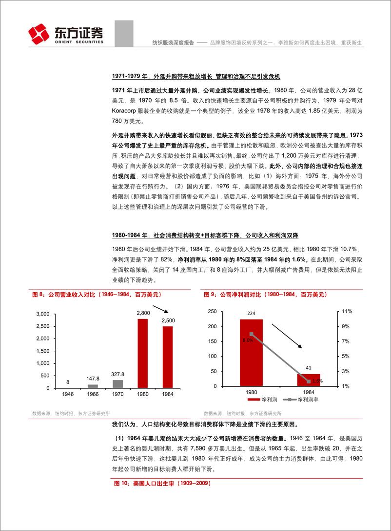 《纺织服装行业品牌服饰困境反转系列之一：李维斯如何两度走出困境，重获新生-20190421-东方证券-22页》 - 第8页预览图