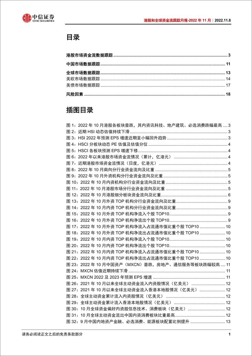 《港股和全球资金流跟踪月2022年11月：南向“抄底”延续，外资增配上游资源品-20221108-中信证券-22页》 - 第4页预览图