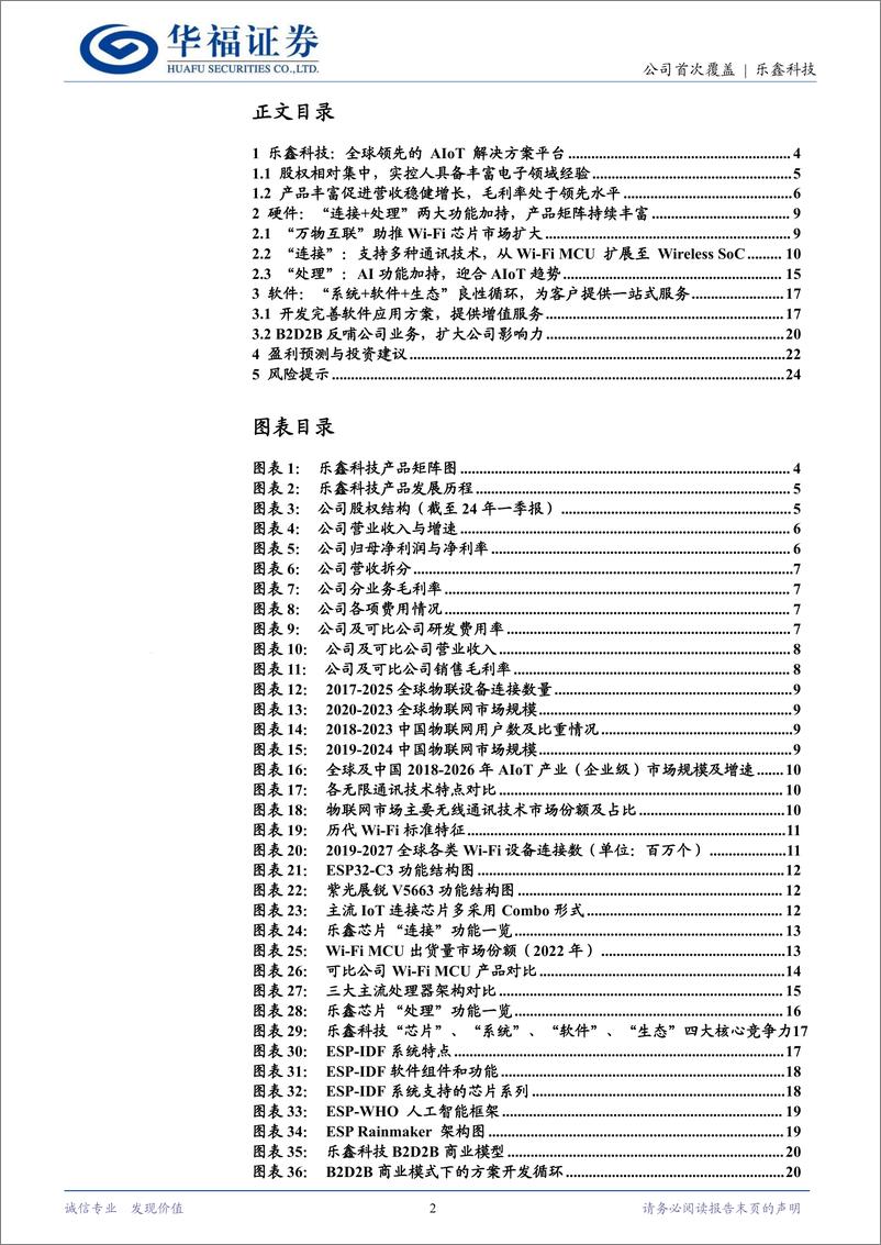 《乐鑫科技(688018)“连接%2b处理”双管齐下，“软硬兼施”拥抱万物互联-240707-华福证券-26页》 - 第2页预览图