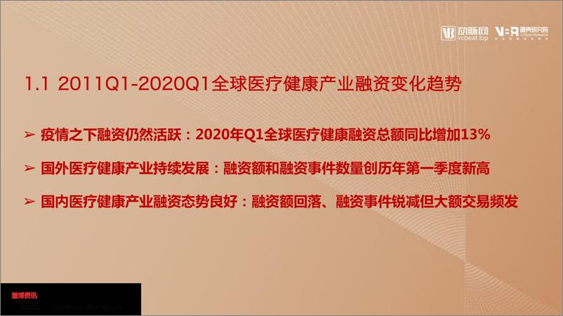 《2020年Q1全球医疗健康产业资本动态报告-蛋壳研究院-2020.4-42页》 - 第8页预览图