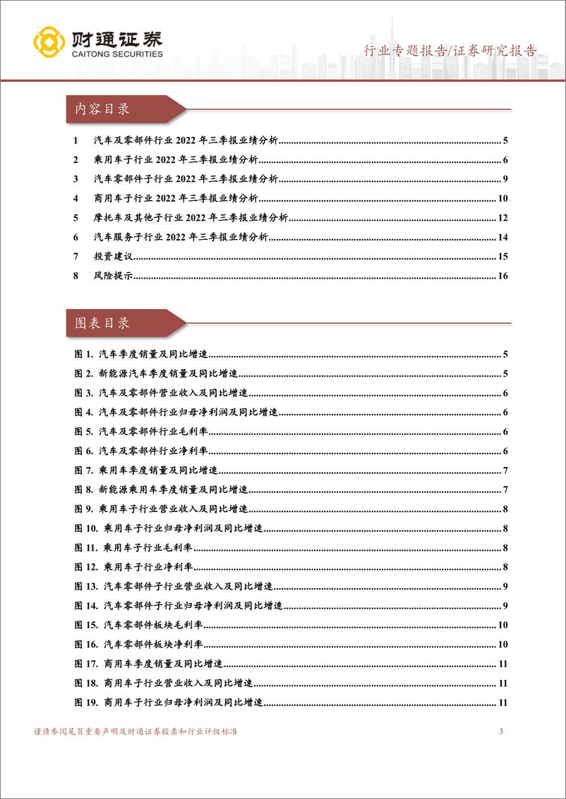 《汽车及零部件行业2022年三季报总结：刺激政策提振景气度，Q3业绩表现优异-20221107-财通证券-17页》 - 第4页预览图