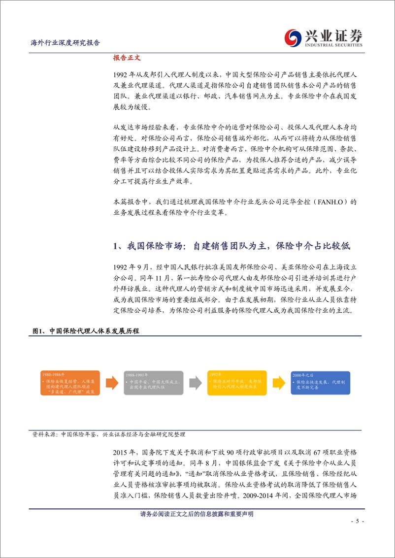 《金融行业：以泛华金控为例看中国保险中介行业发展-20190120-兴业证券-26页》 - 第6页预览图