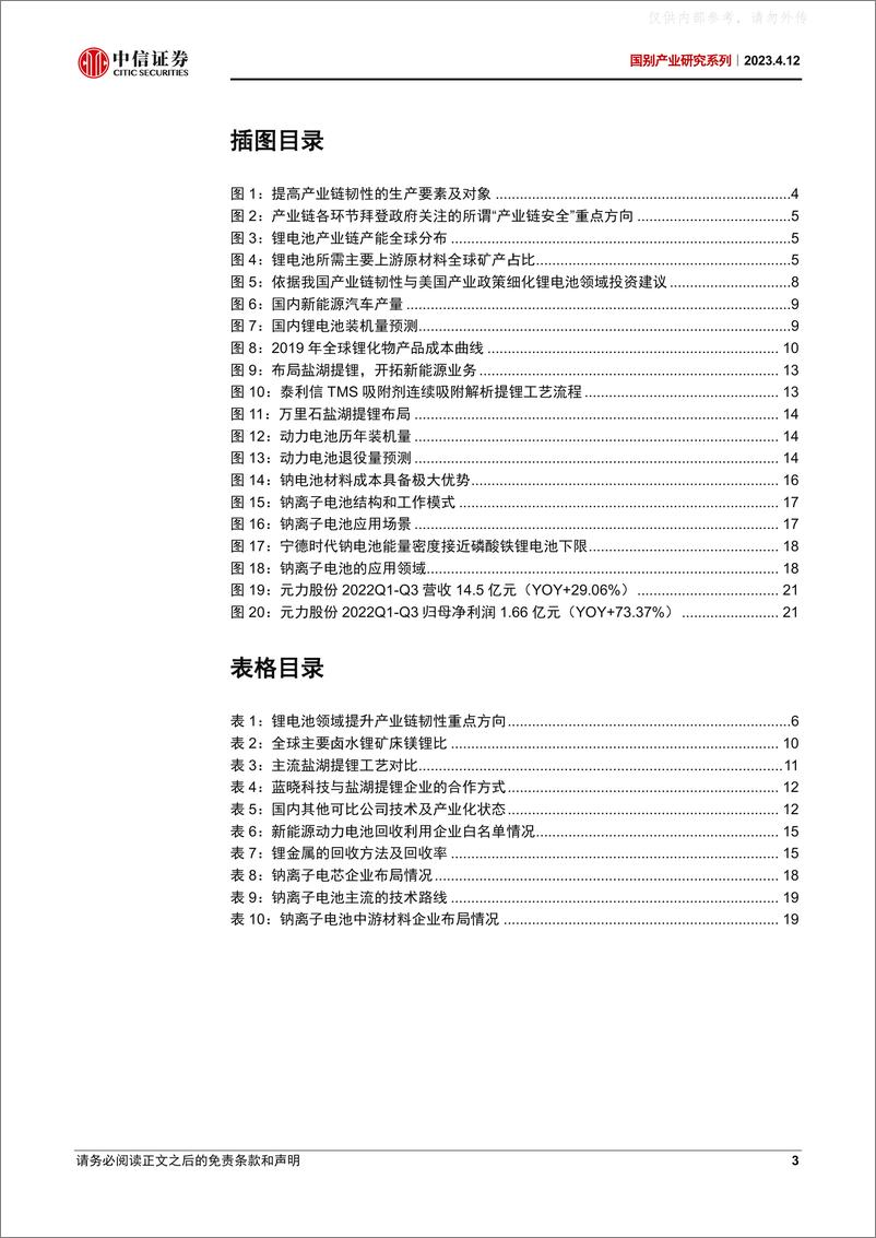 《中信证券-国别产业研究系列专题之六：如何提高锂电池产业链的外部安全？-230412》 - 第3页预览图