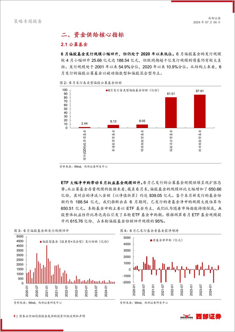 《2024年6月股市流动性观察：不必悲观，后续市场流动性有望回暖-240706-西部证券-24页》 - 第6页预览图