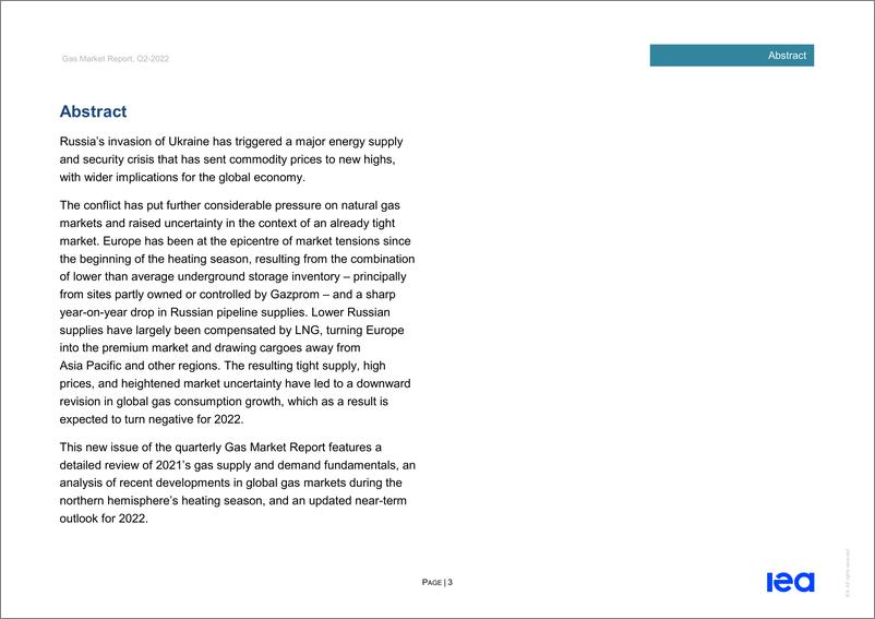 《国际能源署-天然气市场报告，2022年第2季度（英）-67页》 - 第4页预览图