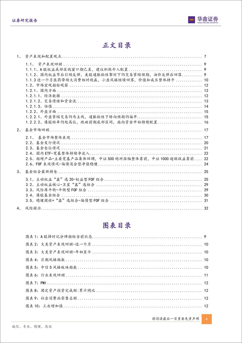 《FOF和资产配置月报：积极配置权益底部，股基均衡“鑫”选组合月超额+2.07%-20221020-华鑫证券-34页》 - 第5页预览图