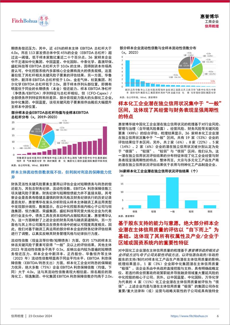 《惠誉博华中国化工行业信用梳理（2024）-9页》 - 第6页预览图