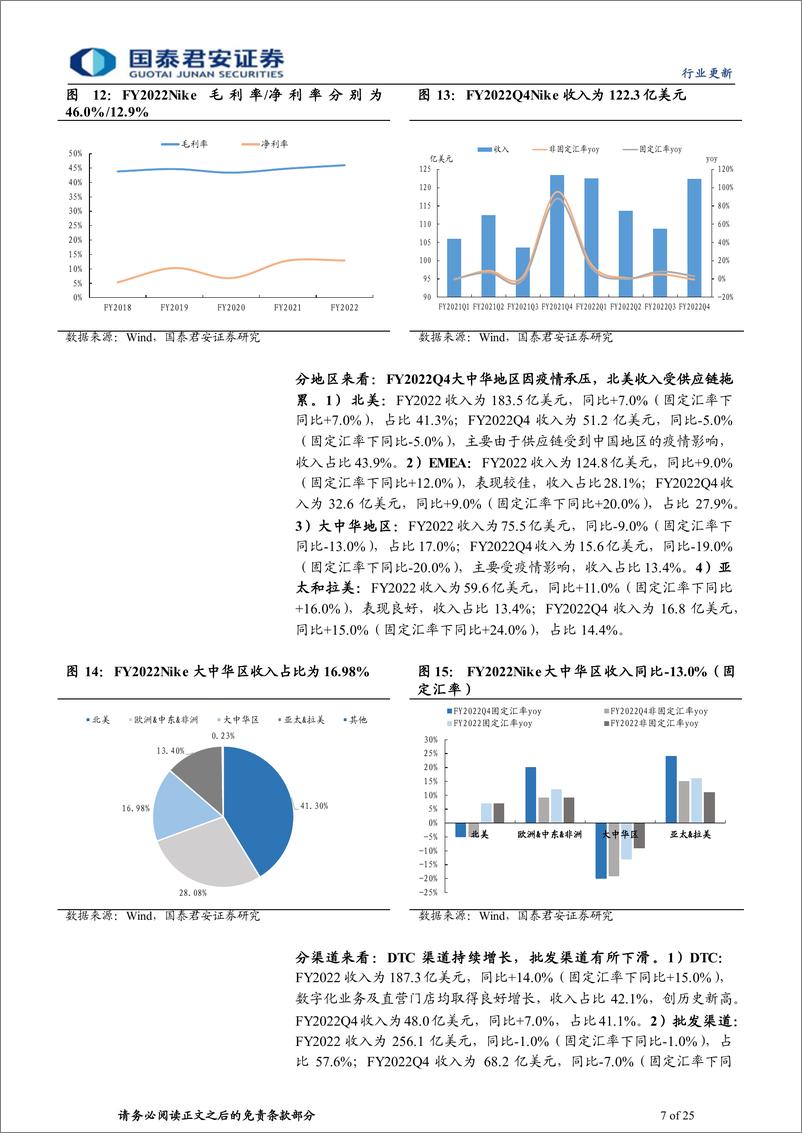 《纺织服装行业海外运动公司最新财报跟踪：收入增长利润承压，全年指引谨慎乐观-20220816-国泰君安-25页》 - 第8页预览图