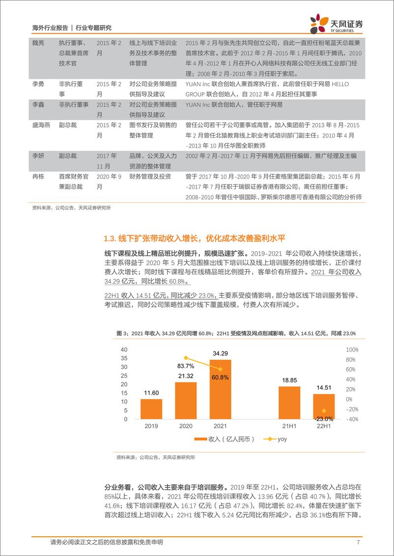 《教育行业专题：粉笔科技，深耕公职招录职教培训，线上赋能线下协同，模式优化带动健康成长-20221013-天风证券-20页》 - 第8页预览图