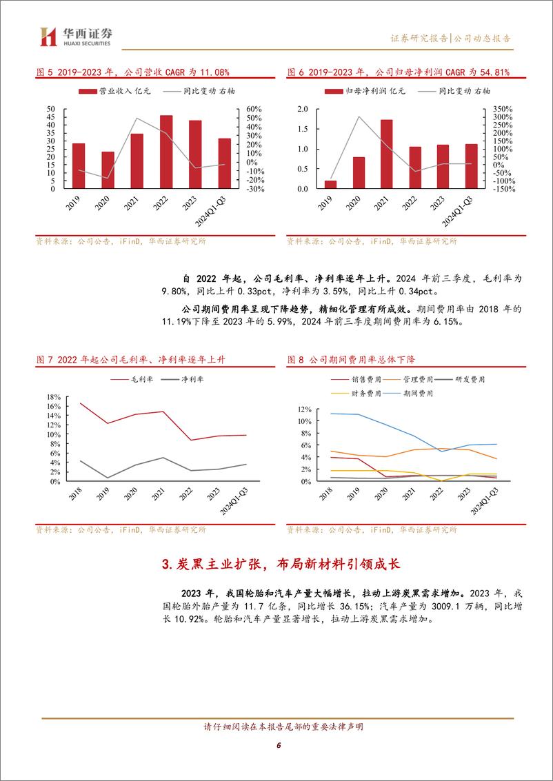 《龙星化工(002442)炭黑产能增长夯实地位，发力新材料引领成长-241231-华西证券-12页》 - 第6页预览图