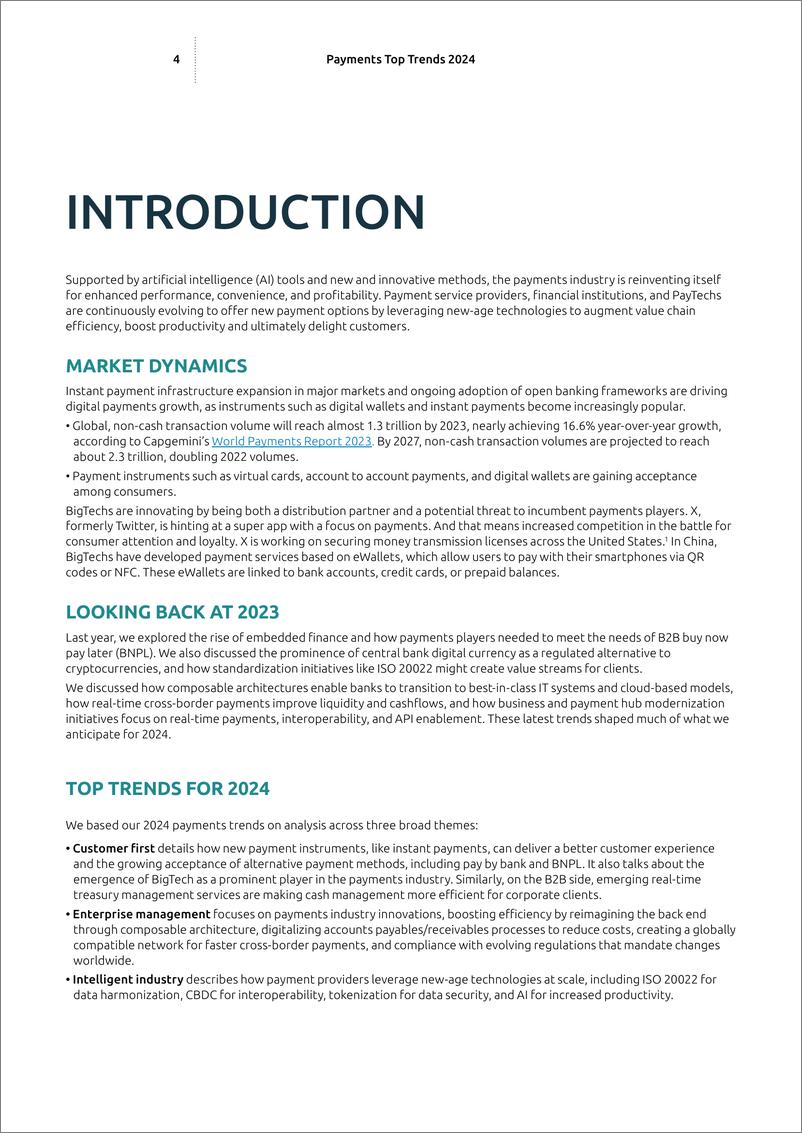 《2024支付业务热门趋势报告-英文版-凯捷capgemini》 - 第4页预览图