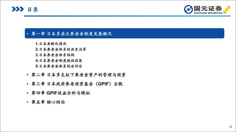 《养老行业“中长期资金”研究系列之一：日本养老金体系洞察，GPIF引领的资产配置与全球投资-241023-国元证券-62页》 - 第5页预览图