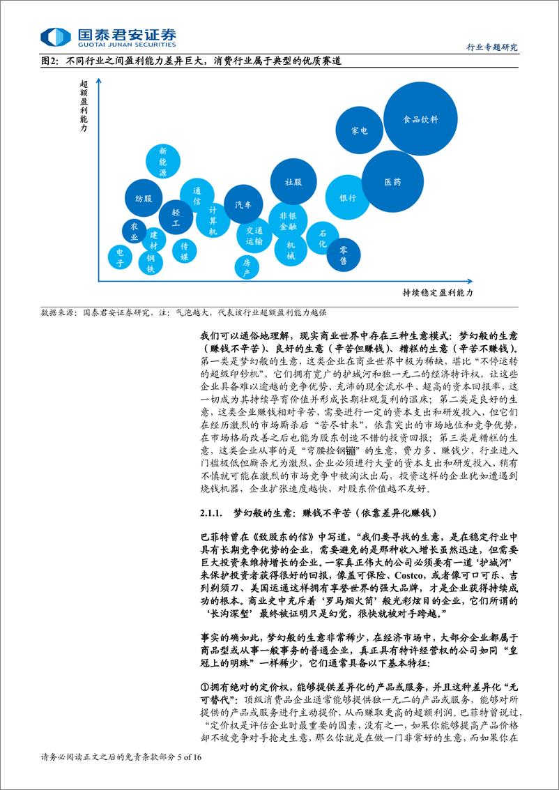 《食品饮料行业消费品投资进阶之道系列一：消费行业的生意特性-240729-国泰君安-16页》 - 第5页预览图