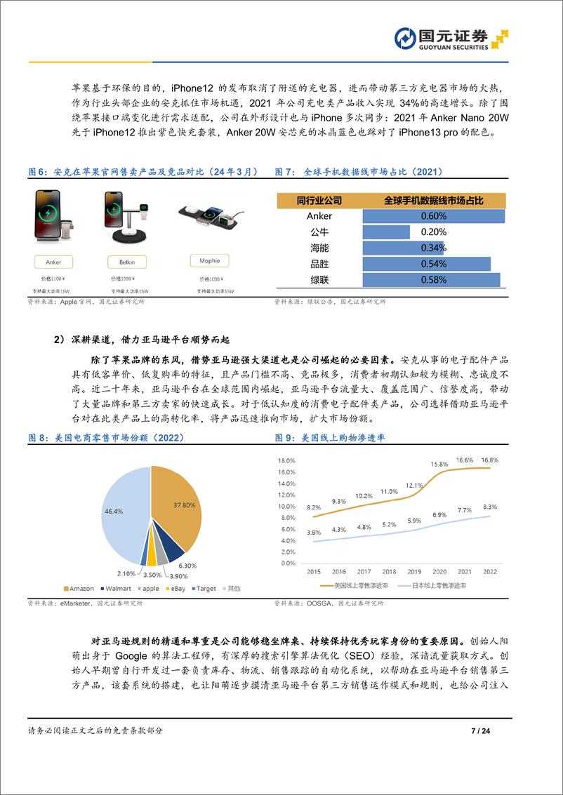 《深度报告-20240320-国元证券-安克创新-300866.SZ-公司首次覆盖报从垂直走向平台长期主义塑造出海品牌领军243mb》 - 第7页预览图