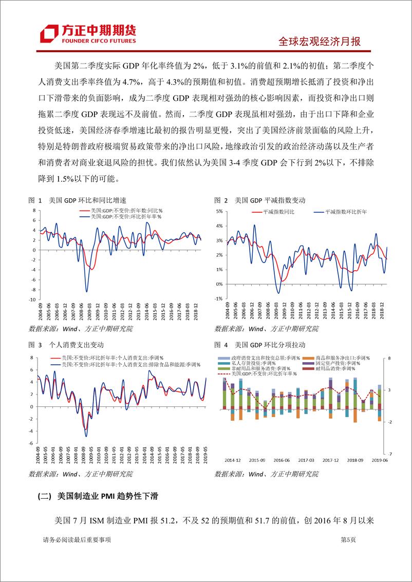 《全球宏观经济月报：制造业危机、贸易局势与经济放缓-20190831-方正中期期货-33页》 - 第6页预览图