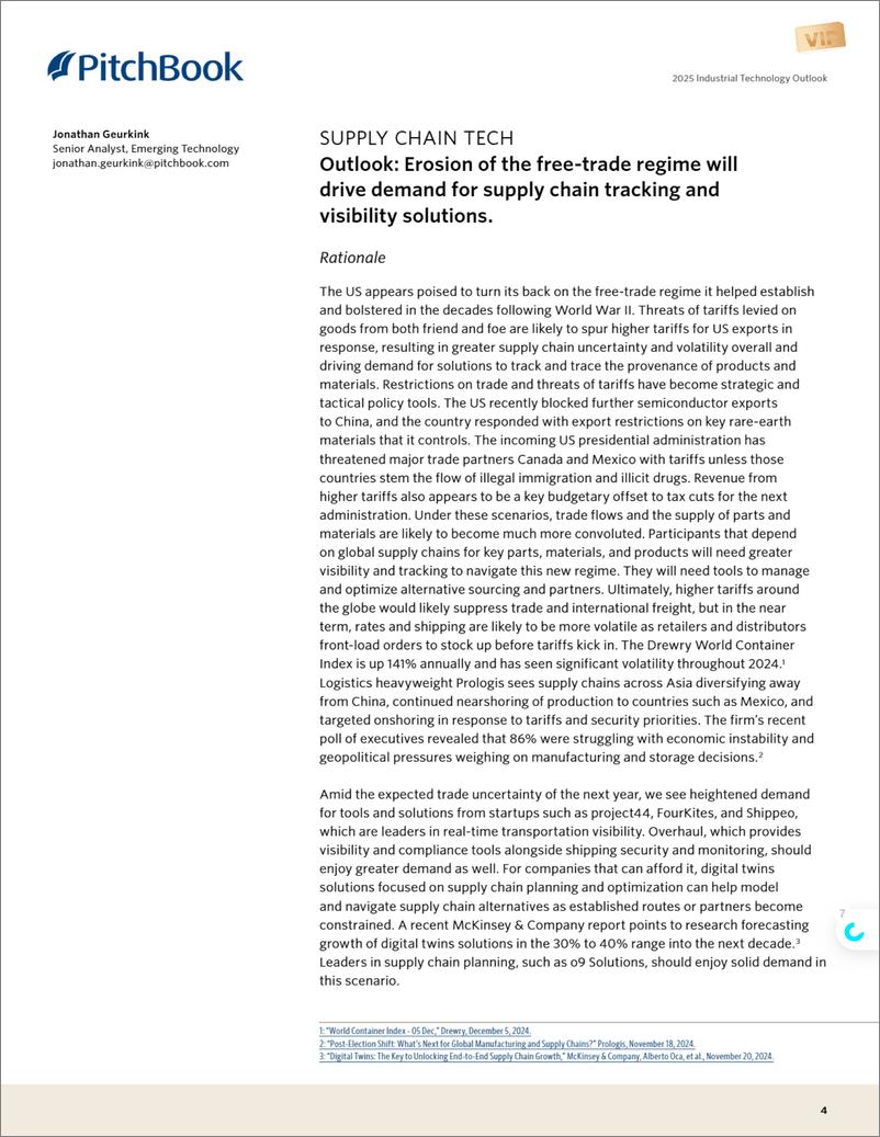 《PitchBook_2025工业技术展望报告_英文版_》 - 第4页预览图