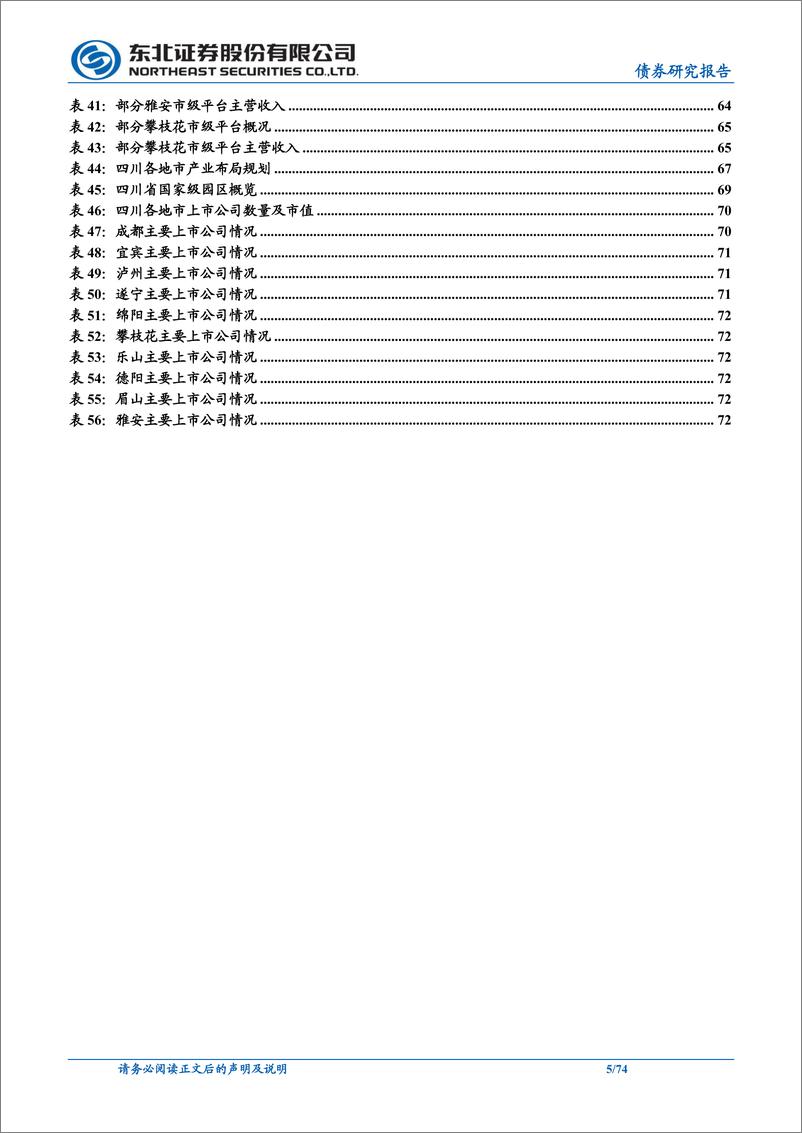 《固收城投债深度报告：一文尽览四川城投-20230529-东北证券-74页》 - 第6页预览图