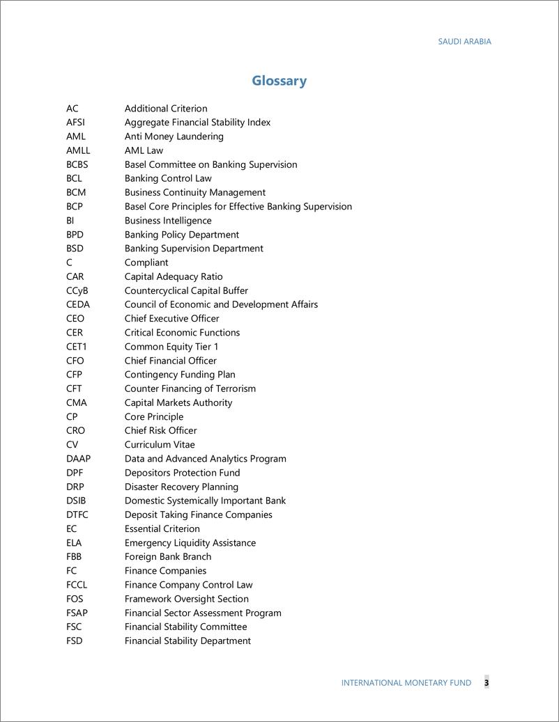 《IMF-沙特阿拉伯：金融部门评估计划——对遵守巴塞尔有效银行监管核心原则的详细评估（英）-2024.9-310页》 - 第4页预览图