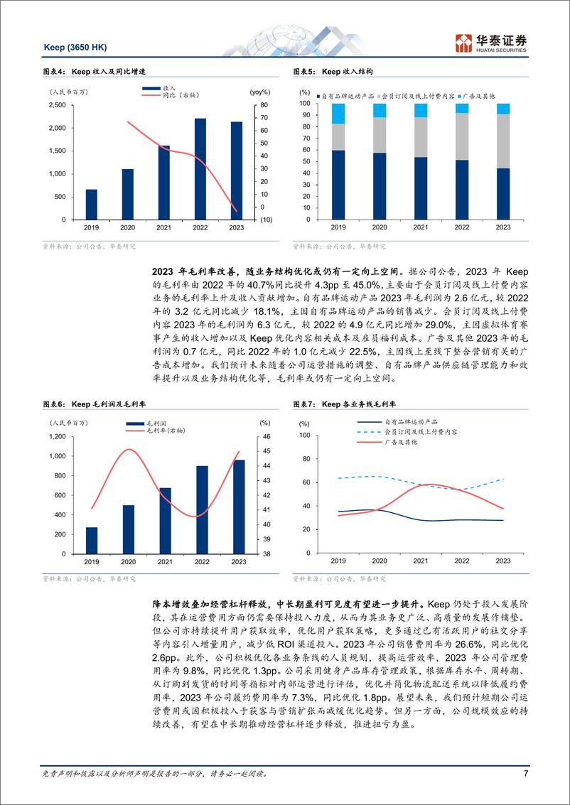 《KEEP(3650.HK)内容与硬件双驱动，构筑生态护城河-240731-华泰证券-30页》 - 第7页预览图