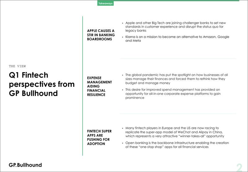 《gpbullhound-2022年第1季度对金融科技的洞察（英）-2022-26页》 - 第3页预览图