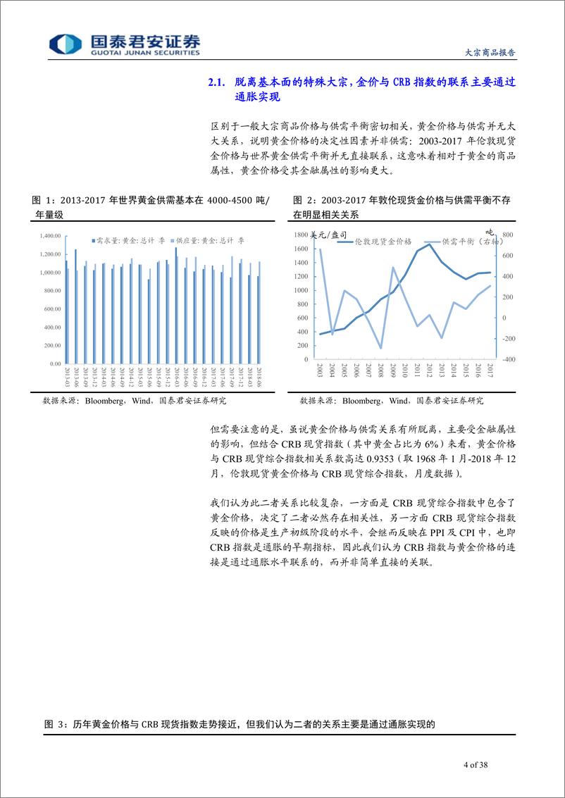 《大宗商品专题之四：最特殊大宗之金银，无关供需的分析框架-20190115-国泰君安-38页》 - 第5页预览图