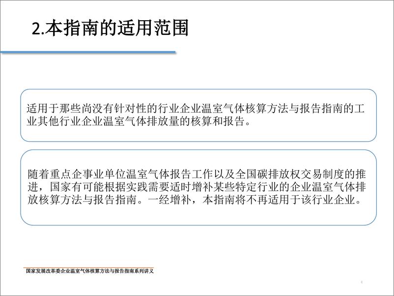 《工业其他行业企业温室气体排放核算方法与报告指南》 - 第4页预览图