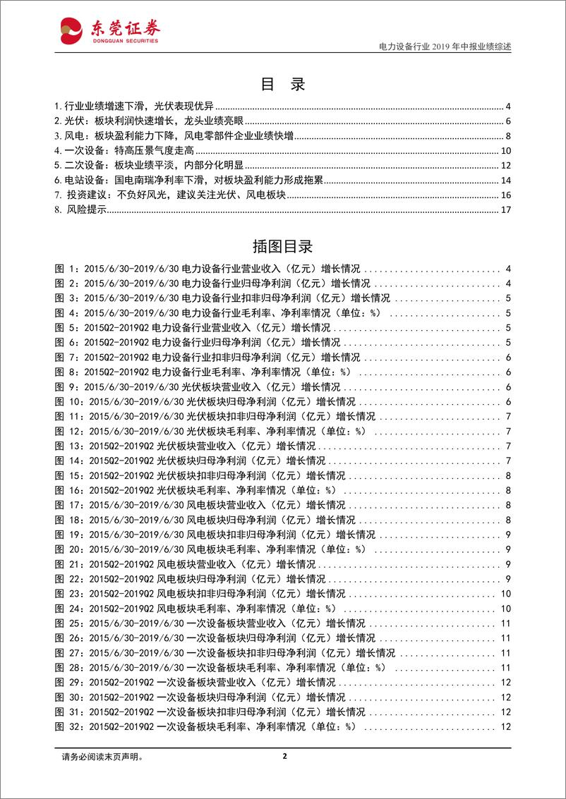 《电力设备行业2019年中报业绩综述：行业业绩增速下滑，光伏表现优异-20190906-东莞证券-18页》 - 第3页预览图