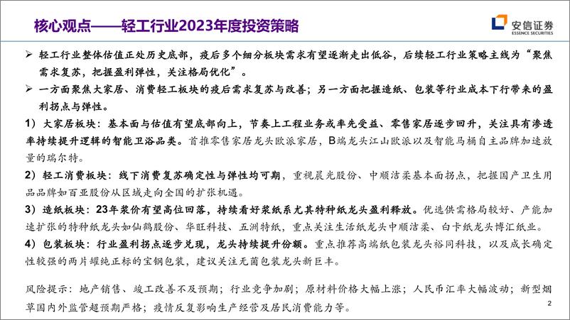 《轻工行业2023年度投资策略：云销雨霁，彩彻区明-20221213-安信证券-68页》 - 第3页预览图